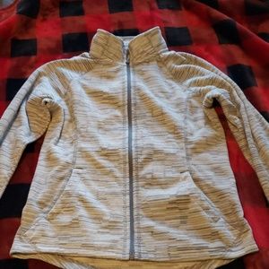 fleece zip-up jacket